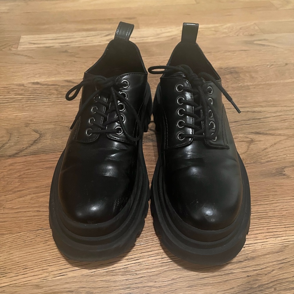 ZARA Chunky Oxford Laceup Shoes